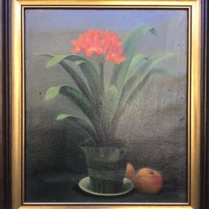 Niet of onleesbaar gesigneerd - Clivia in bloei kopen? Bied vanaf 1!