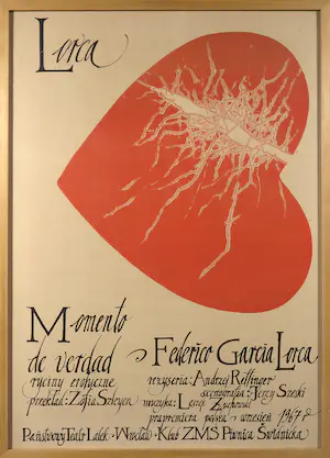 Eugeniusz Get-Stankiewicz - Mooie affiche getiteld Momento de Verdad - Ingelijst kaufen? Bieten Sie von 50!