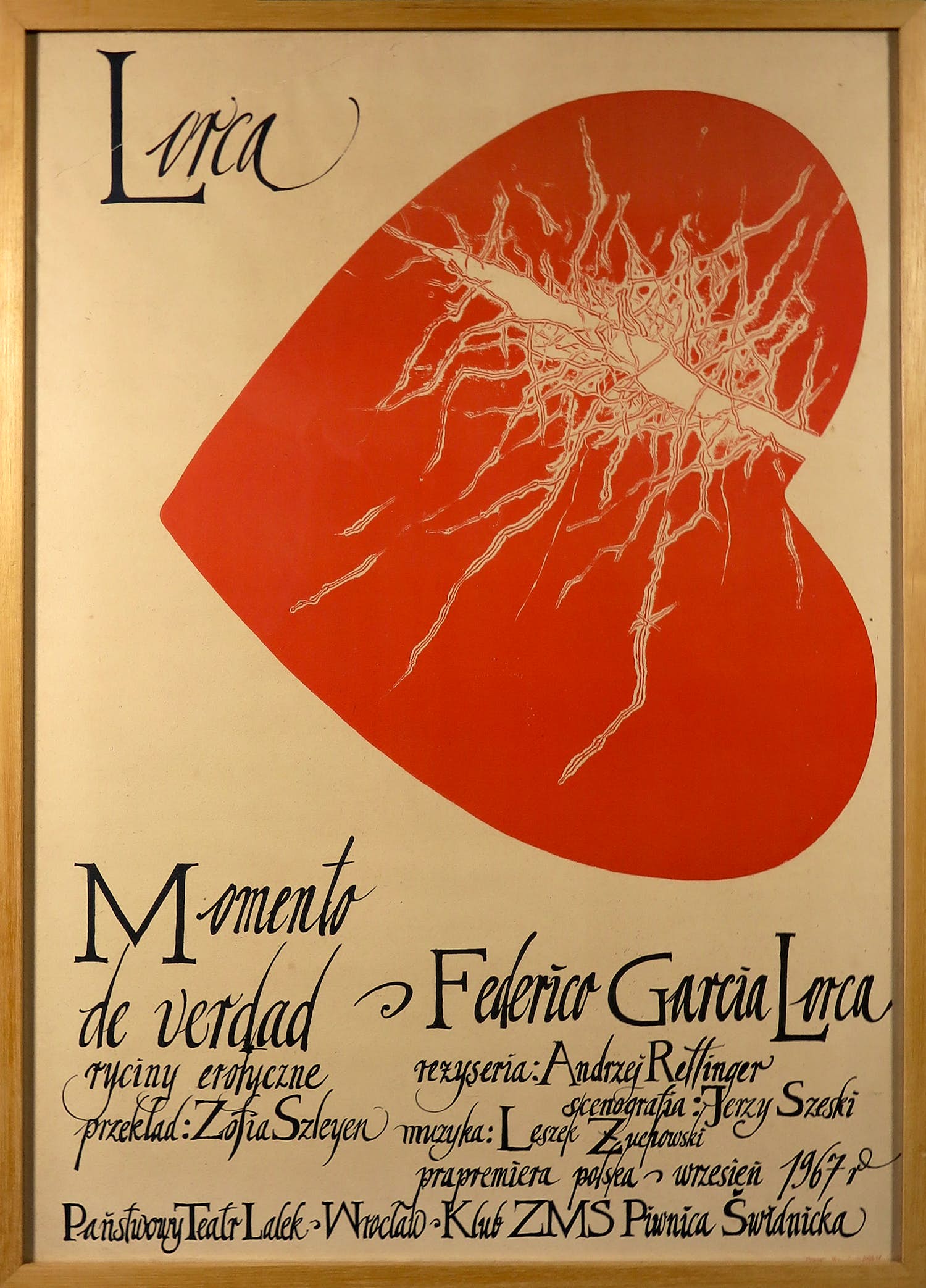 Eugeniusz Get-Stankiewicz - Mooie affiche getiteld Momento de Verdad - Ingelijst kopen? Bied vanaf 50!