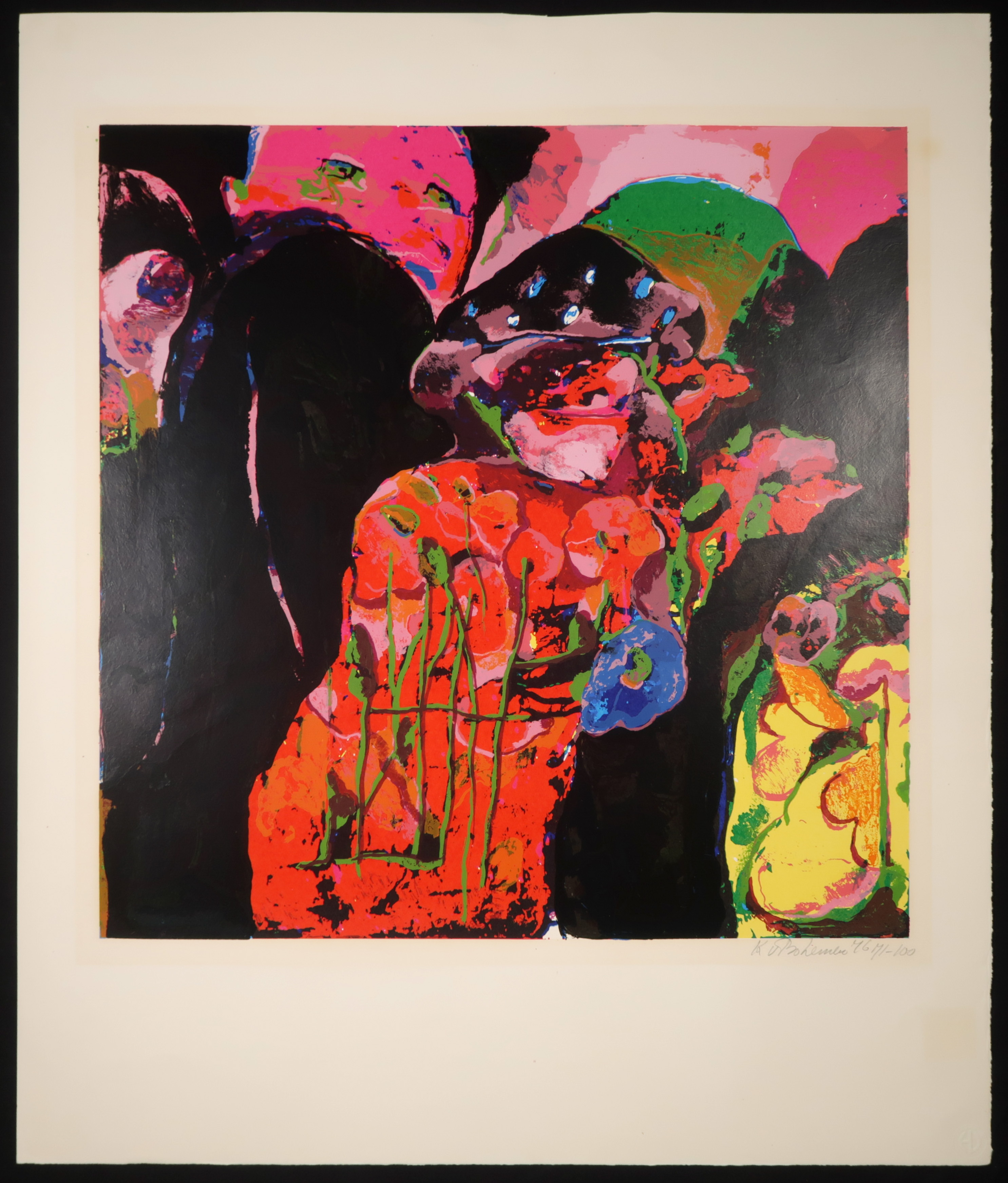 Kees van Bohemen - Zeefdruk, Z.T.  kopen? Bied vanaf 80!