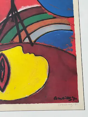 Corneille - Zeefdruk gesigneerd: Mois de la photo à Paris; ingelijst! kopen? Bied vanaf 180!