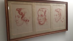 Toon Kelder - 3 tekeningen van portretten van een vrouw, kopen? Bied vanaf 100!