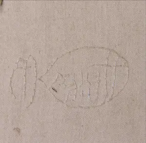 Niet of onleesbaar gesigneerd - Wandobject van textiel, Strukturen - Ingelijst (Groot) kopen? Bied vanaf 1!