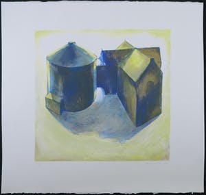 Ardi Brouwer - Litho, Binnenplaats II kopen? Bied vanaf 1!