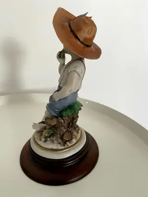 Real Fabbrica Capodimonte - Triade Benacchio porseleinen beeldjes- meisje en jongen kopen? Bied vanaf 40!