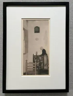Jan Mankes - Originele Heliogravure Moeder in Kamer 1923 kopen? Bied vanaf 120!