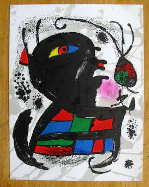 Joan Miro - Originele lithografie kopen? Bied vanaf 1!