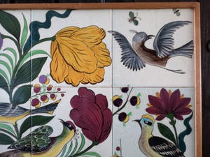 Koninklijke Fabriek van Muurtegels J. van Hulst - Amphora Flora Fauna kopen? Bied vanaf 450!