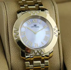 Optima - Swiss Diamond dames horloge - OSL404-GG-D-7 - SI kwaliteit - 0,11 ct kopen? Bied vanaf 220!