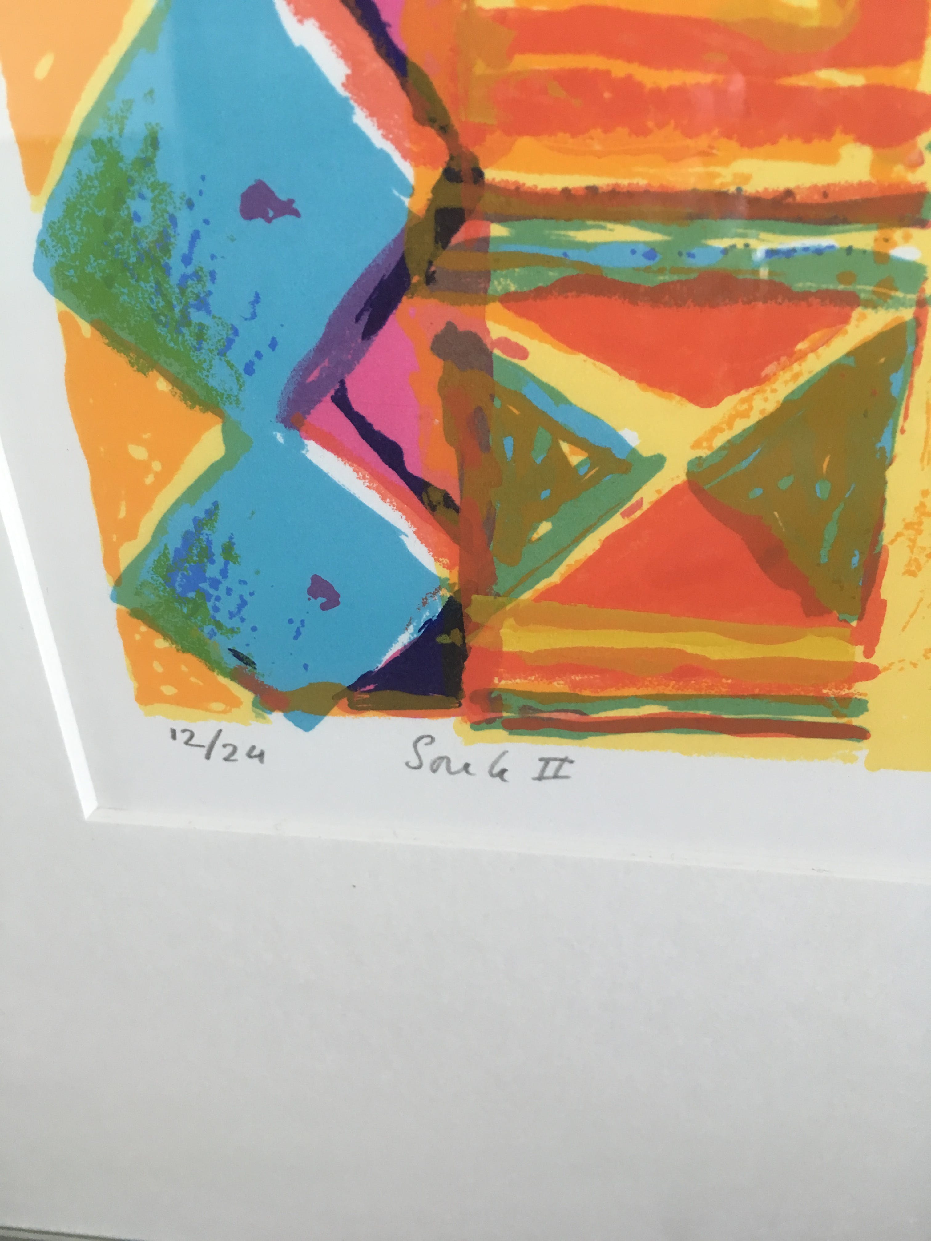 Milou Honig - Zeefdruk ‘ Snek II ‘ ingelijst. kopen? Bied vanaf 35!