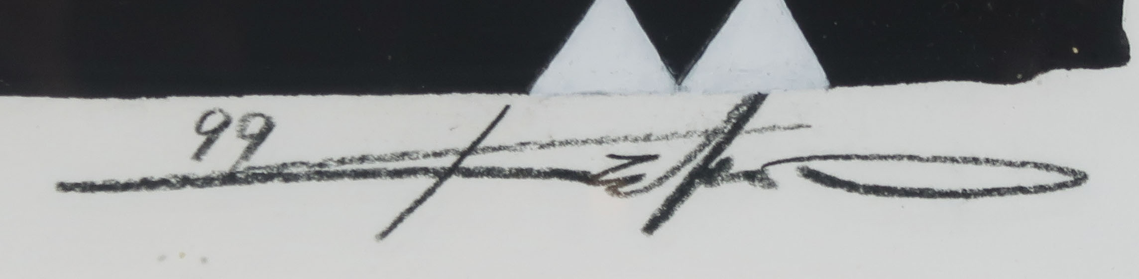 Kantcho Kanev - Gemengde techniek op papier, Zonder titel - Ingelijst kopen? Bied vanaf 40!