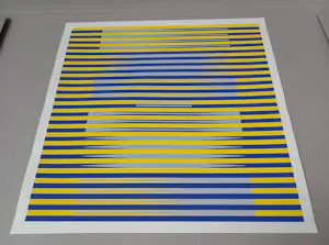 Ulrich Otto - Ohne Titel - Op Art - Farbstarker Siebdruck Edition Domberger 1974 kaufen? Bieten Sie von 80!