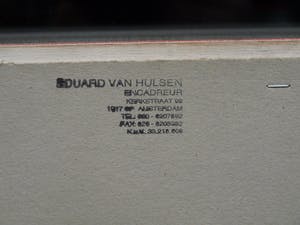 Rob Scholte - Ingelijste zeefdruk , Copyright – lijst: 112 x 108 cm – Expositie in De Fundatie kopen? Bied vanaf 250!