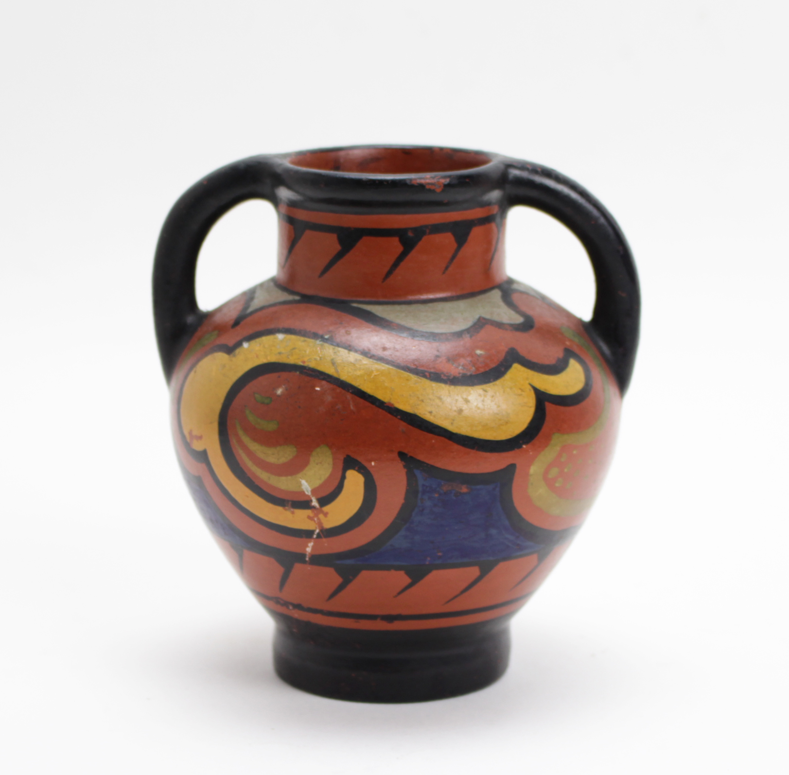 Kunstaardewerkfabriek Ed. Antheunis - aardewerk vaasje kopen? Bied vanaf 10!