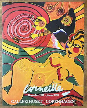 Corneille - Grote poster - GallerieHuset Kopenhagen - Met stempel Atelier Corneill kopen? Bied vanaf 1!