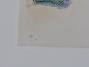 Ger Lataster - grote, in 1990 gemaakte Ets & Aquatint - zeer kleine oplage (25) - orig. lijst. kaufen? Bieten Sie von 81!