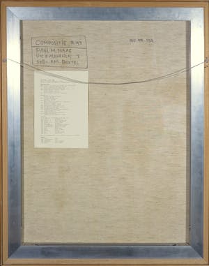 Paul Maas - Olieverf op doek, Tweeluik Compositie R en L - Ingelijst (Zeer groot) kopen? Bied vanaf 600!