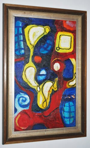 Wil van Leeuwen - [toegeschreven] - jaren 60 - olieverf op doek, in een hoogwaardige lijst kopen? Bied vanaf 50!