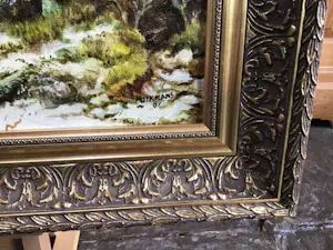 Niet of onleesbaar gesigneerd - Replica Winterlandschap H.C. Koekoek kopen? Bied vanaf 1!