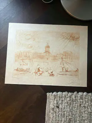Salvador Dali - L ’Académie de Paris kaufen? Bieten Sie von 350!