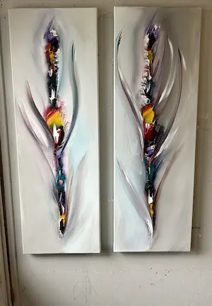 Gena - Abstract Twee Luik kopen? Bied vanaf 299!