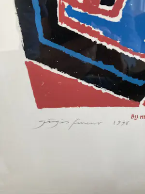 Ferenc Gogos - Kleurenlitho z.t. kopen? Bied vanaf 50!