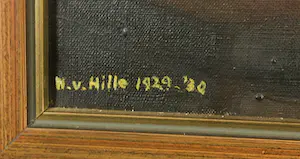 Hubert van Hille - Olieverf op doek, Stilleven - Ingelijst kopen? Bied vanaf 1!