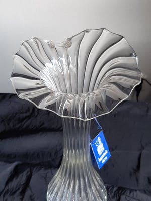 1e gehalte Zilver - Handgemaakte Murano vaas met zilveren voet kopen? Bied vanaf 20!