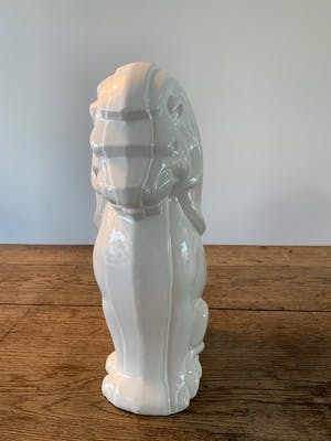 Curiosa - Zeer decoratieve grote beelden in vorm van Leeuw (2) - Aardewerk Italië jaren 70 kopen? Bied vanaf 50!