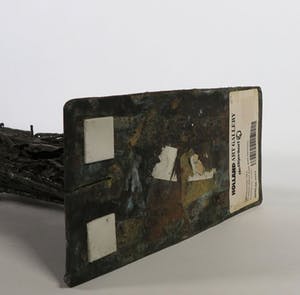 Be Klein - Verbronsd metaal, Zonder titel (Groot) kopen? Bied vanaf 1!