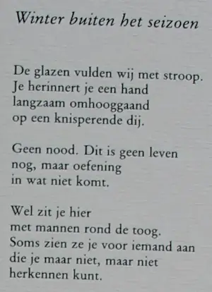 Jeroen Krabbé - Zeefdruk + gedicht: Alles bleef zoals het niet was - 1992 kopen? Bied vanaf 59!