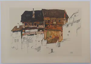 Egon Schiele - Alte Häuser in Krumau kopen? Bied vanaf 95!