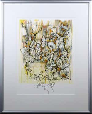 Guy Olivier - Giclée, De Librije - Ingelijst verkocht voor € 35!