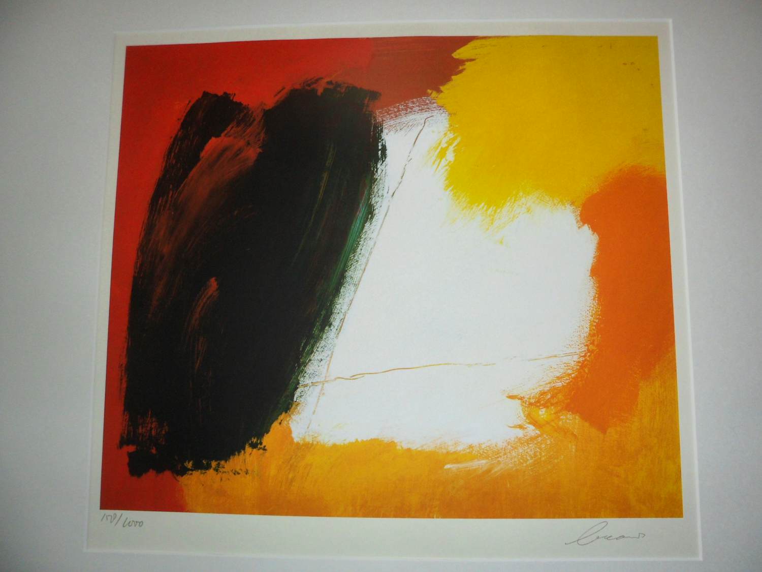 Eugène Brands - Zeefdruk, Abstracte Compositie kopen? Bied vanaf 175!