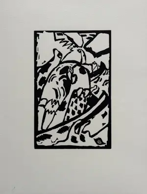 Wassily Kandinsky - Improvisation Original- Holzschnitt Werkverzeichnis Roethel 124 kopen? Bied vanaf 75!