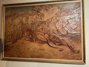 AcheterLeopold Muller - relief - leeuwen in de natuur? Enchérissez de 500!