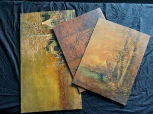 Maurits de Groot - 3 romantische panelen, geen minimum prijs kopen? Bied vanaf 1!