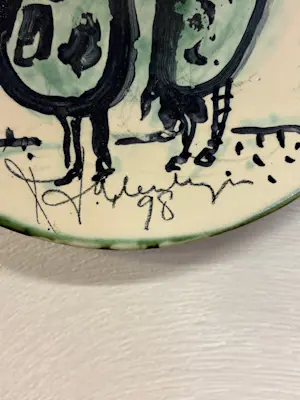 Kees Salentijn - sculptuur, Toro Viejo - 29 cm - Keramiek - 1998 kopen? Bied vanaf 300!