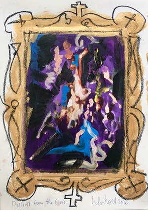Peter Klashorst - Descent from the cross kopen? Bied vanaf 49!