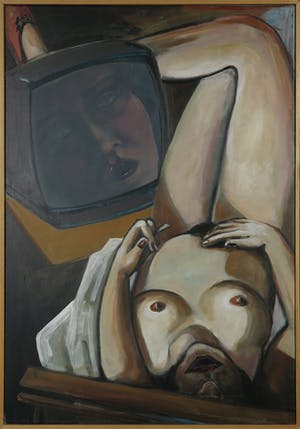 Roel Monster - Repose schilderij op linnen, ingelijst kopen? Bied vanaf 200!