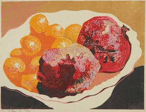 Vincent van Ojen - Houtsnede, Stilleven kopen? Bied vanaf 70!