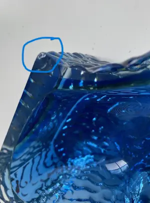 Luigi Mandruzzato - Schitterende kleurrijke schaal / centre piece (Sommerso-techniek) kopen? Bied vanaf 78!