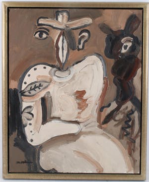 Anton Martineau - Hommage aan Picasso - olieverf op doek kopen? Bied vanaf 400!