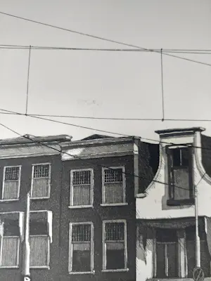 Wim Bettenhausen - Ets en aquatint, Turfmarkt kopen? Bied vanaf 50!