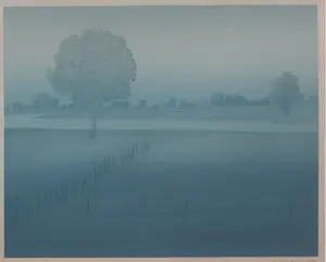 Elmar Gille - polderlandschap (tweeluik) kopen? Bied vanaf 85!