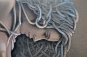 Jean-Paul Cleren - Tied up woman - Surrealistisch naakt kopen? Bied vanaf 1!