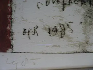 Anton Heyboer - Zeefdruk titel, Het systeem met de onschuld en figuren. kopen? Bied vanaf 1!