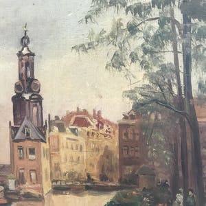 Niet of onleesbaar gesigneerd - 'Westertoren' David Querido (1891-1943) kopen? Bied vanaf 1!