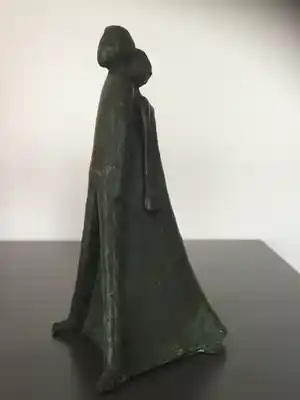 Wim Jurcka - Man en vrouw ruggelings staand verkauft für € 79!