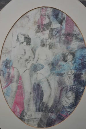 Ad Snijders - Zonder titel - Gemende techniek - Handgesigneerd - 1965 kopen? Bied vanaf 10!